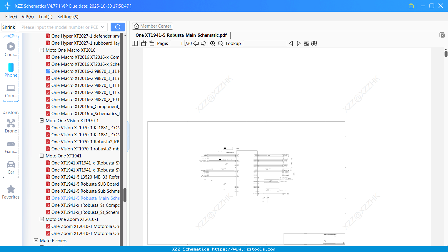 Motorola One XT1941-5 Robusta_Main_Schematic
